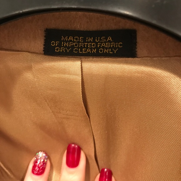 Mens Camel Suit Jacket - Picture 4 of 5